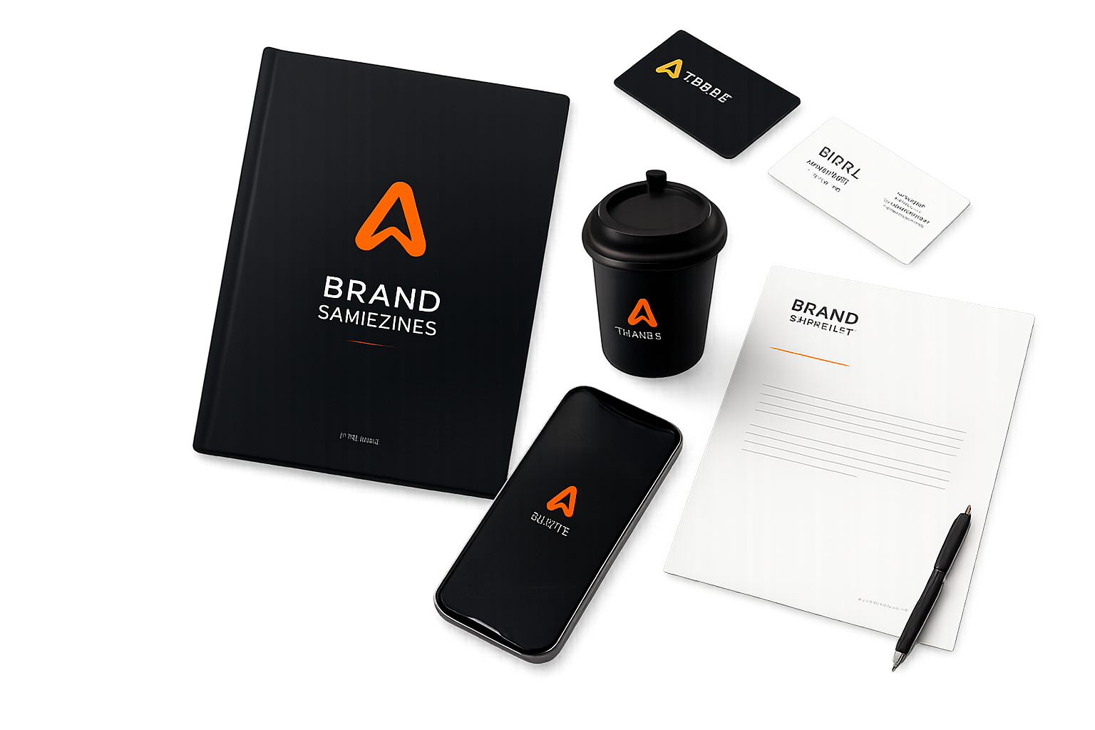 Branding Guidelines and Stationery Mockup
