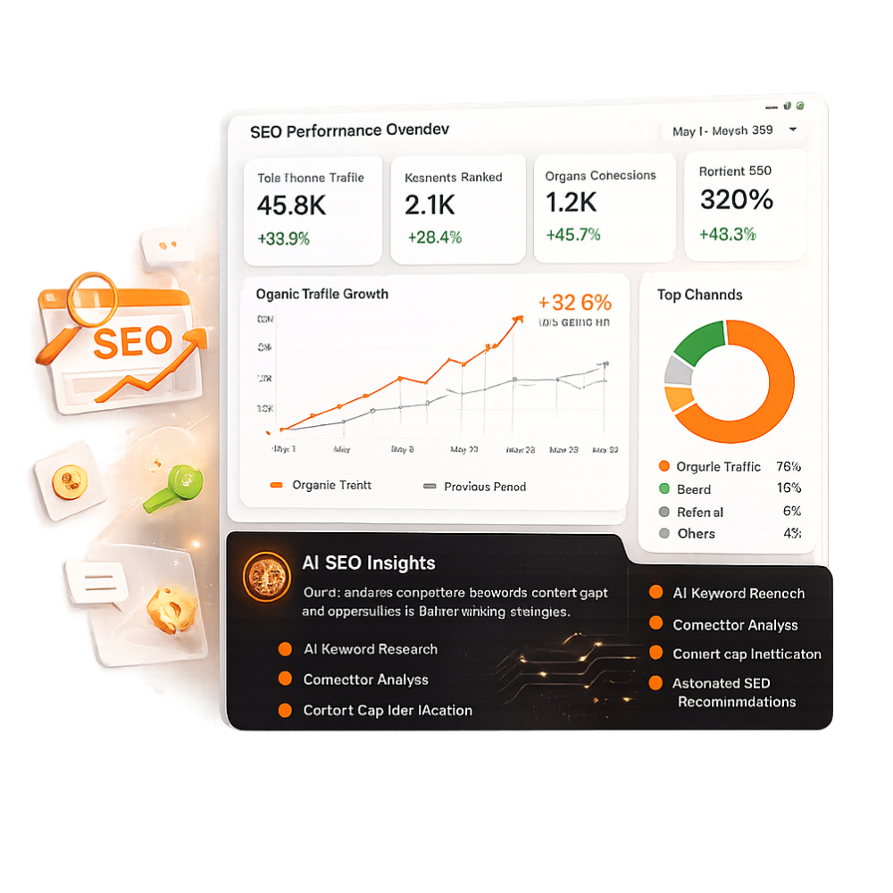 SEO Performance Dashboard and AI Insights